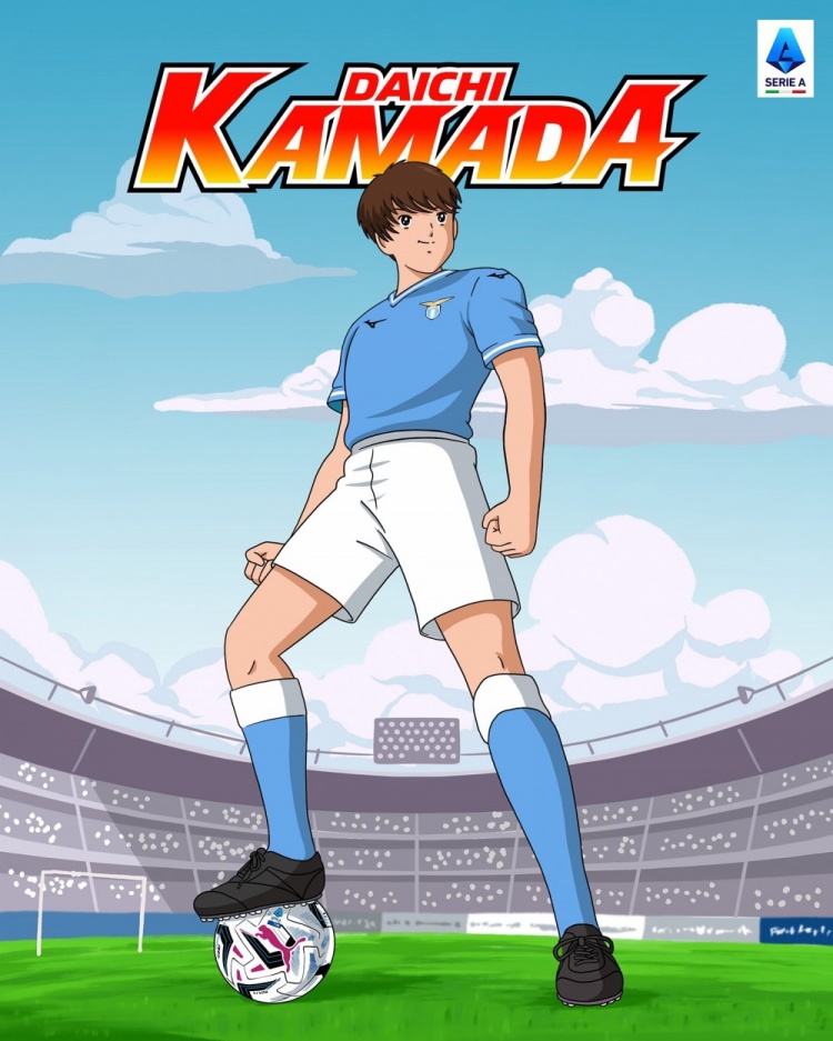 Japanese midfield kyoshida joined Lazio, and Serie A officially showed the poster of the football General.