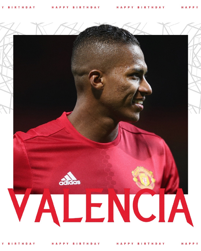 Former Manchester United captain Valencia’s 38th birthday! 10 years RED MAGIC career 9 Champions! First non-European captain