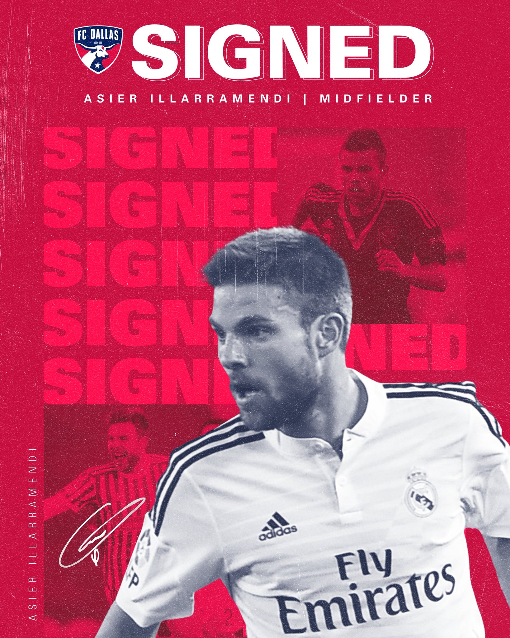 Official: Dallas FC signed 33-year-old former Real Madrid midfield Ilya slide door Di